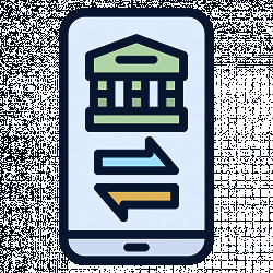 Mobile banking - Free electronics icons